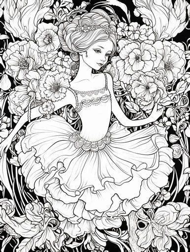 Enjoy Ballerina Coloring Pages Creative Leisure Time In 2024