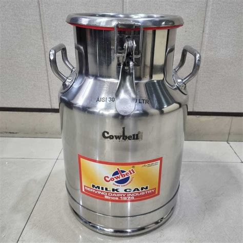 Stainless Steel Milk Can 20 Liter Locking Type Cowbell