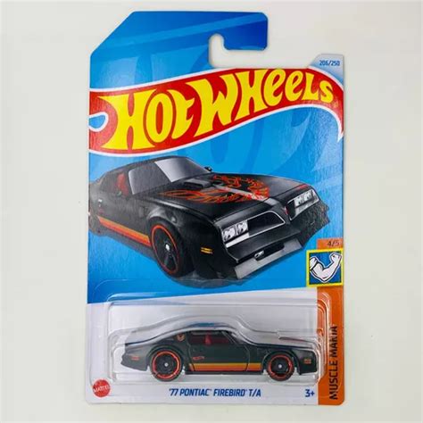 Hot Wheels 77 Pontiac Firebird T A 2024l Preto Muscle Mania MercadoLivre