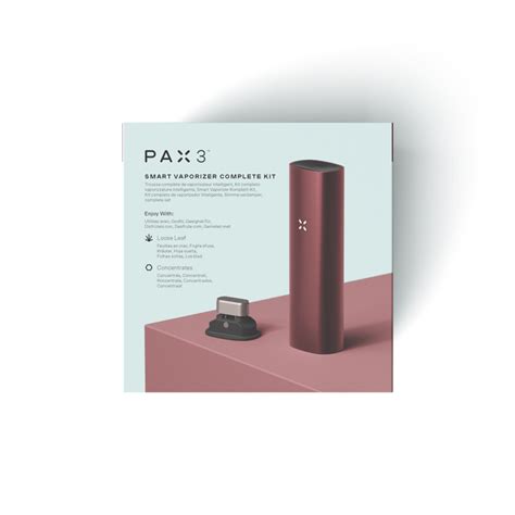 Vaporisateur portable Pax 3 kit complet livré à domicile