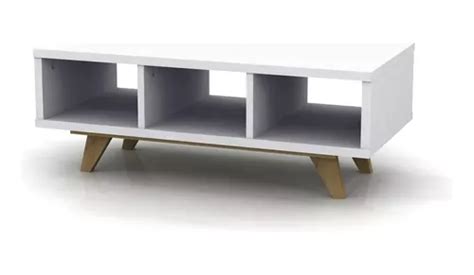 Mesa Ratona De Centro Living Escandinava Rectangular