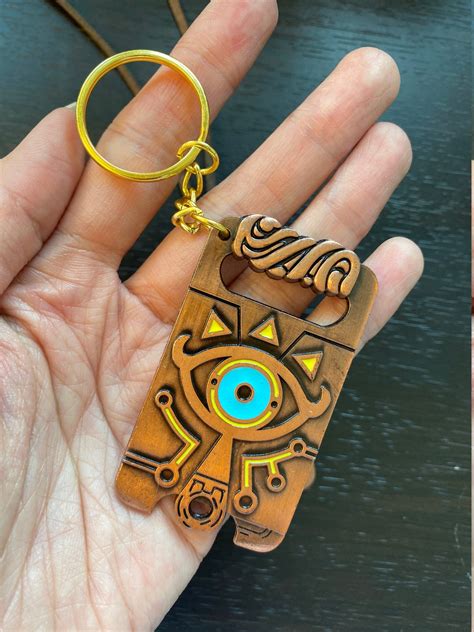 Sheikah Tablet Breath Of The Wild Sheikah Tablet Keychain Etsy