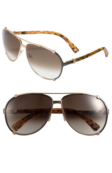 Guess Gold Metal Aviator Sunglasses