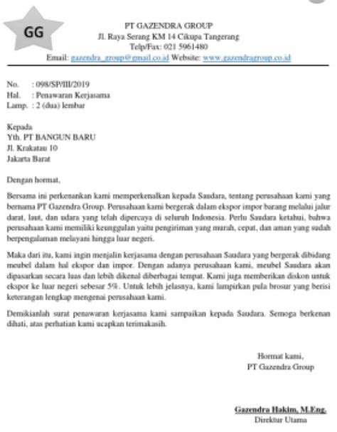 Detail Contoh Surat Penawaran Barang Makanan Ringan Koleksi Nomer