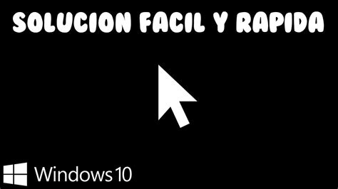 SOLUCIONAR PANTALLA NEGRA EN WINDOWS 10 CON CURSOR DESPUES DE