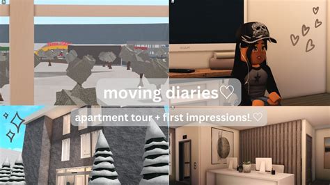 Moving Diaries Pt 2 Apartment Tour First Impressions Bloxburg