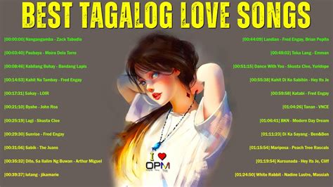 Nangangamba Opm Tagalog Love Songs List Pampatulog Love Songs