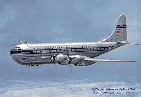 Pan Am Stratocruiser Colorized George Murphey Flickr