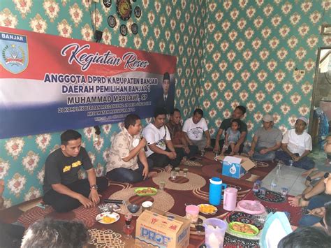 Reses Anggota Dprd Banjar Warga Minta Bangun Jalan Drainase Rth Dan