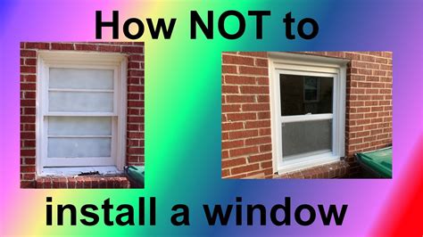 How Not To Install A Window American Craftsman 50 Series Single Hung