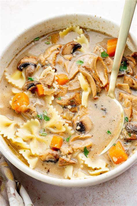 Polish Christmas Eve Mushroom Soup Zupa Grzybowa Wigilijna