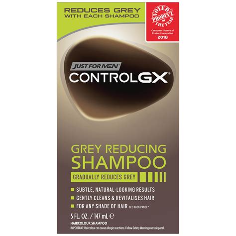 Just For Men Control Gx Grey Reducing Hair Color Shampoo That Gradually ...