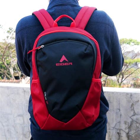 Eiger Tas Ransel Crux Basic Daypack Red Lazada Indonesia