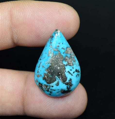 Morenci Turquoise 31 45 Cts Natural Morenci Turquoise Cabochon Loose