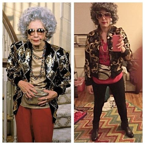 This Insane Doppelgänger Of Grandma Yetta From The Nanny Old Lady Costume Old Lady Halloween