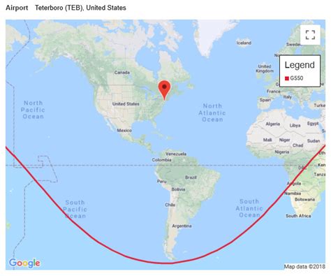 Embraer Phenom 300 Range Map - Maps For You