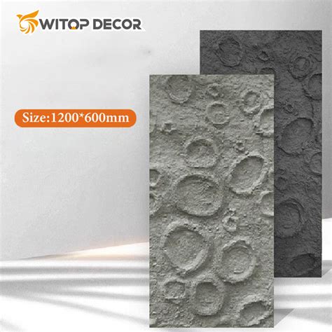 Light Weight Panel Interior And Exterior Pu Faux 3d Wall Stones Pu