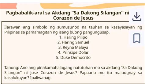 tanong ano ang pinakamahalagang natutuhan studyx
