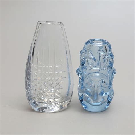 Konstglas St Bl A Orrefors Glas Konstglas Auctionet