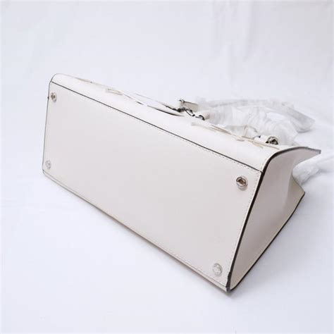 Женская белая кожаная сумка CALVIN KLEIN FLORAL DUAL ZIP 36188072 ...