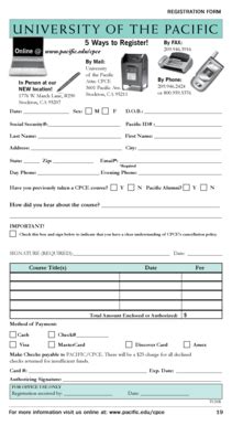 Fillable Online Pacific Financial Aid Form Pacific Fax Email Print