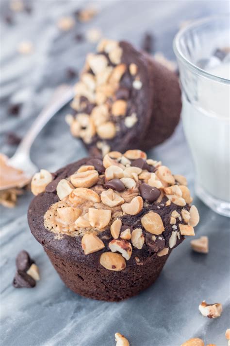 Chocolate Peanut Butter Muffins