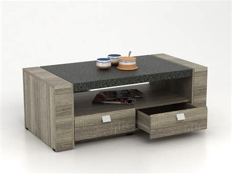 Table Basse Avec Rangement Emberizaone Fr