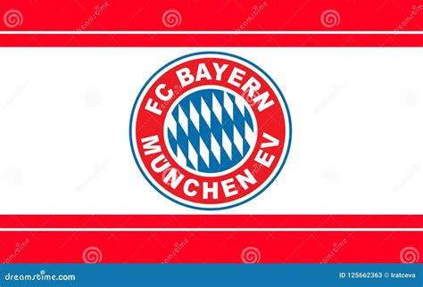 Flag Football Club Bayern Munchen Editorial Stock Photo Illustration