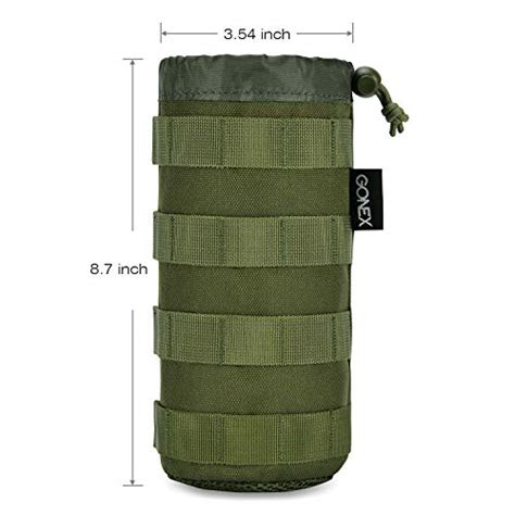 Gonex Tactical Military Molle Water Bottle Pouch Drawstring Open Top