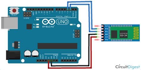 Arduino Bluetooth Module Circuit Diagram