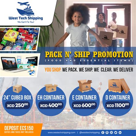 Shop Pack n’ Ship Box Promotion – West Tech Shipping