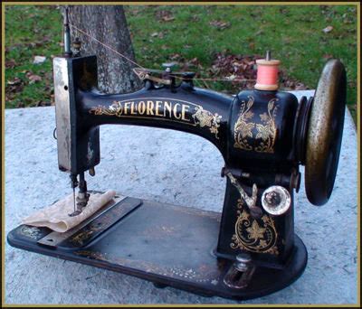 Antique Florence A G Mason Treadle Sewing Machine