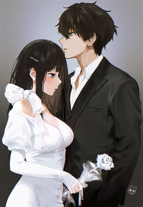 Chitanda Eru And Oreki Houtarou Hyouka Drawn By Mery Yangmalgage