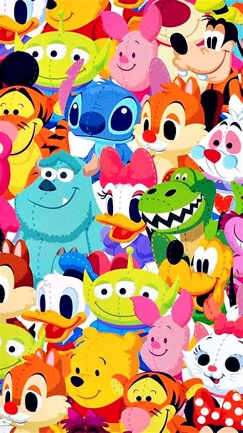 Cute Disney Characters Wallpapers Wallpaper Cave