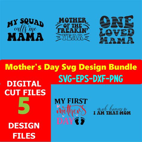 Mom Svg T Shirt Design Bundle Volume 19 Masterbundles