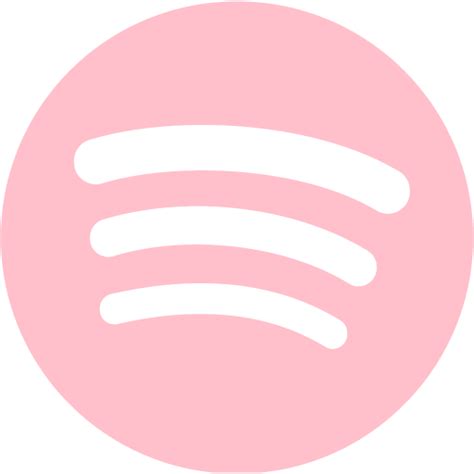 Pink Spotify Icon Free Pink Site Logo Icons