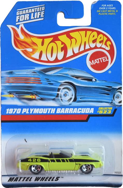 Amazon Hot Wheels 1970 Plymouth Barracuda 523 Toys Games