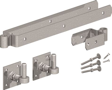 Field Gate Double Strap Hinge Sets W Adjustable Hook On Plate Clarke