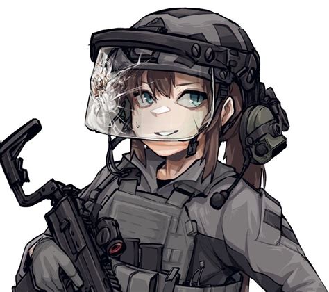 Anime Arms Anime Henti Anime Military Military Girl Character