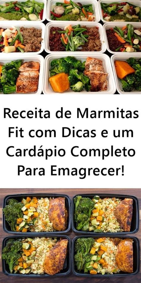 Marmitas Fit Dicas Cardápio Semanal Completo Food Beef Meat