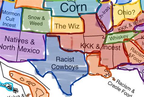 People Are Cracking Up At This Viral Map Of U S Cultural Stereotypes