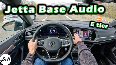 2023 Volkswagen Jetta 4 Speaker Sound System Review Youtube