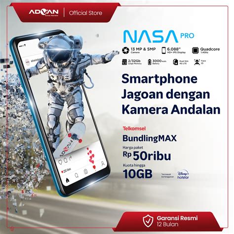 Jual ADVAN Smartphone NASA PRO 2GB 32GB Android 11 Shopee Indonesia