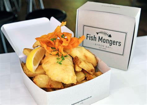 Fish Chips Takeaway Byron Bay Fishmongers Byron Bay