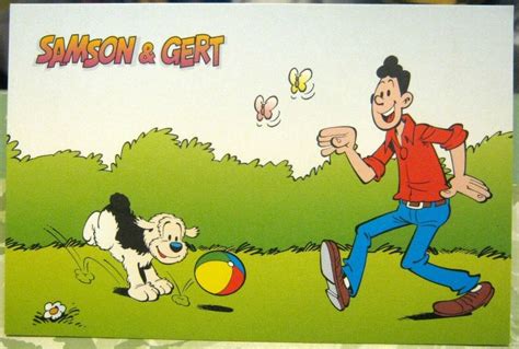 Belgium Samson & Gert Cartoon Characters - unposted | Europe - Belgium ...