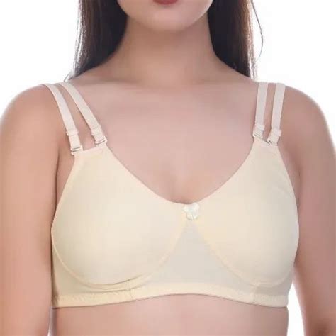 Funahme Hosiery Womens And Girls Molded Bra Double Strap Bra For Inner Wear Size 30 40b At