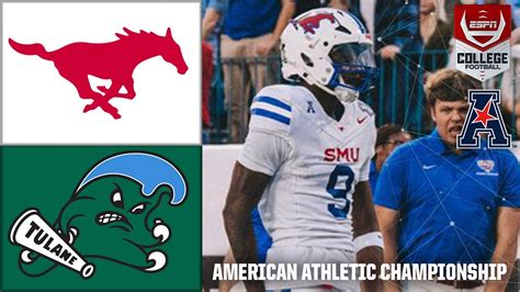 American Athletic Championship Smu Mustangs Vs Tulane Green Wave