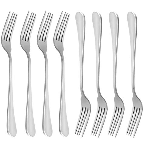 6 9 Inch Dinner Fork Stainless Steel Mirror Polished Flatware Cutlery Forks Silverware For