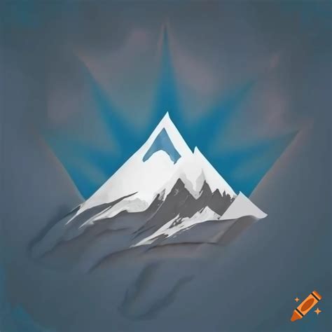 Hockey Logo With Snow Capped Mountain And Avalanche On Craiyon