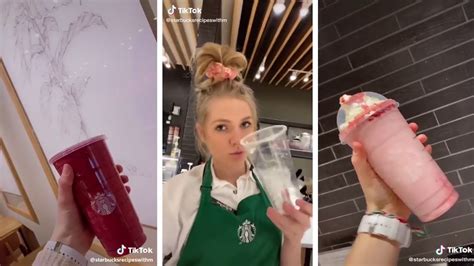 Making Starbucks Drinks Tiktok Part Youtube